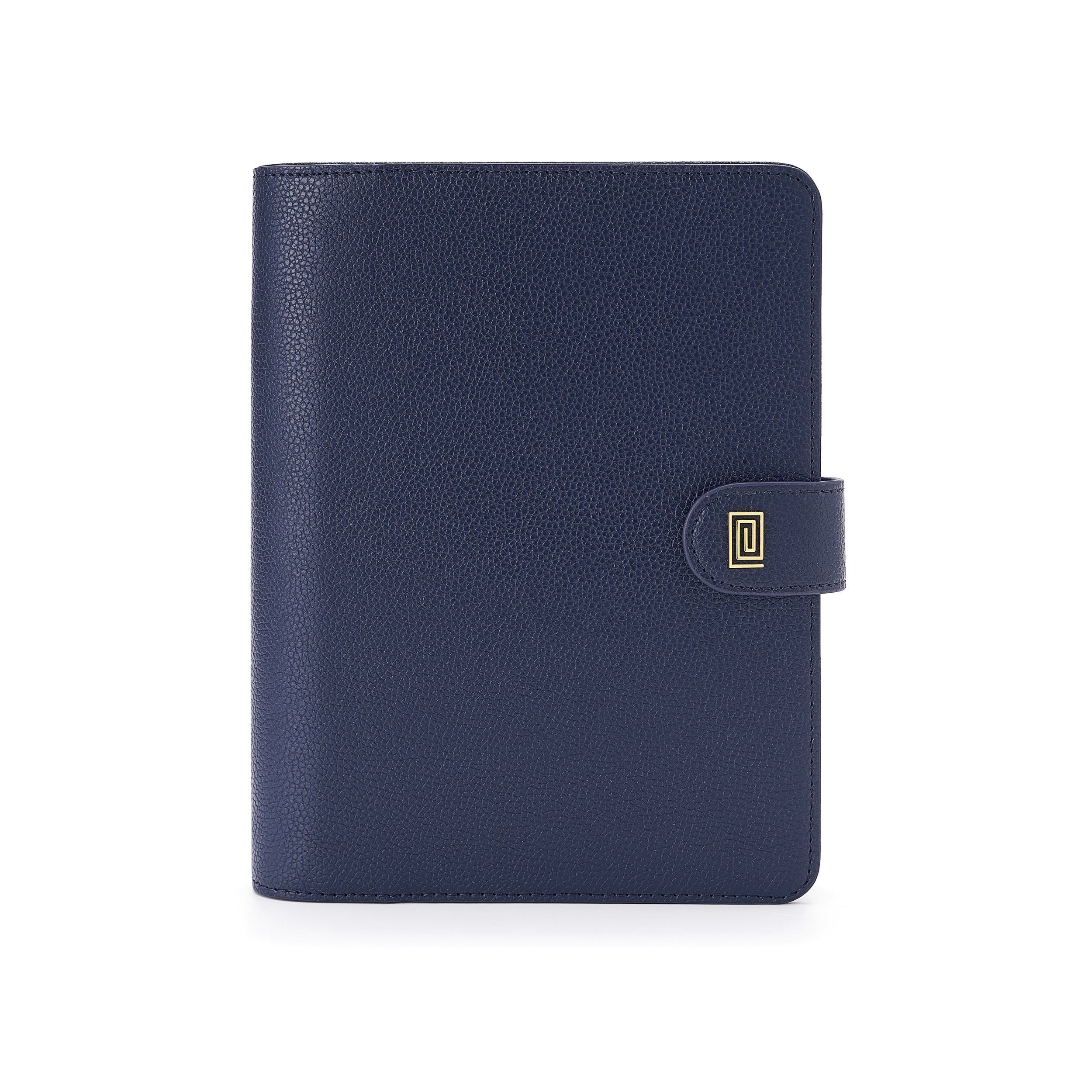 Navy Pro Pebble Midi | OUTLET | LL2. Midi Ringless Agenda | Classic 9-Disc or Coil Planner Cover | FINAL SALE | NOTIQ