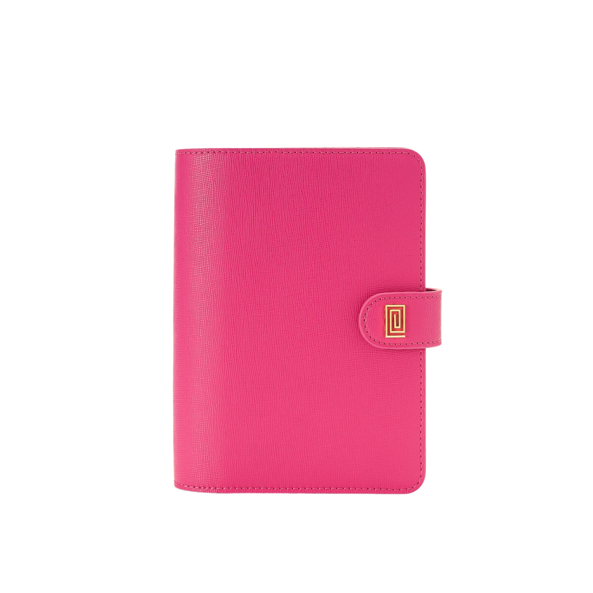 Pink Rose Saffiano Peso Ring | OUTLET | SS2. Peso Ring Agenda | Personal Planner Cover | Final Sale | NOTIQ