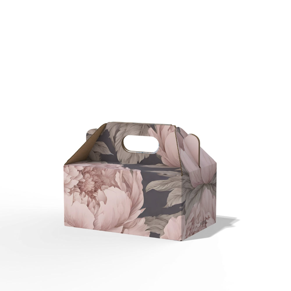 Vintage Blush | Toile de Jouy Gable Box | High-Fashion Florals Gift Box | NOTIQ