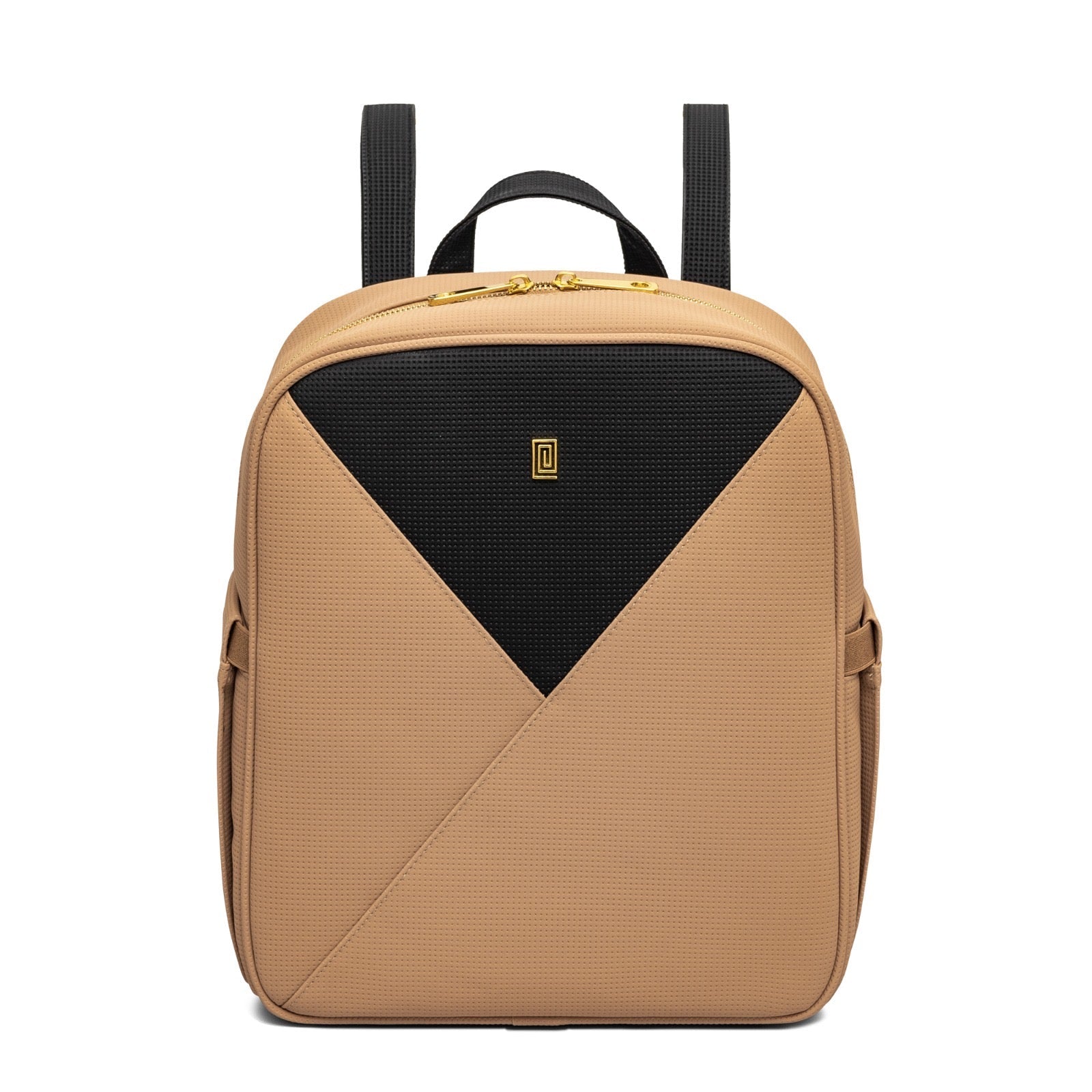 Beige Black | Duo Tone Structure Daily Backpack | Small Backpack | NOTIQ