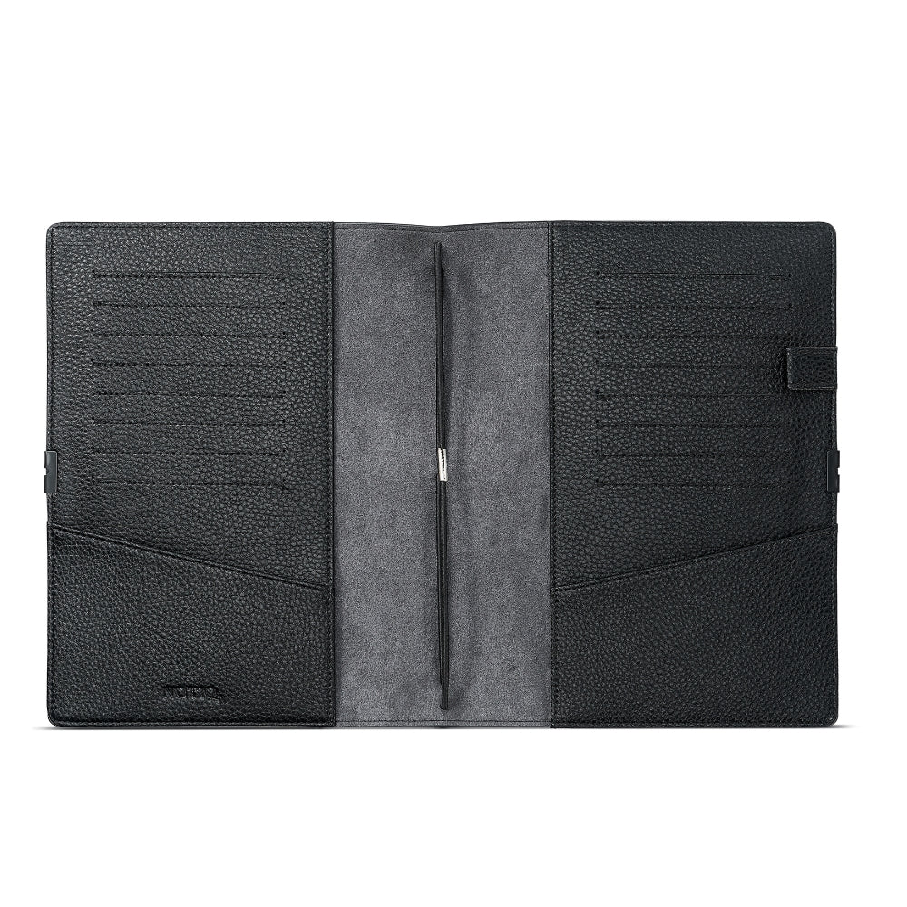 | Demi Ringless Travel Folio | Half-Letter and A5 Travel Notebook Planner Cover | NOTIQ
