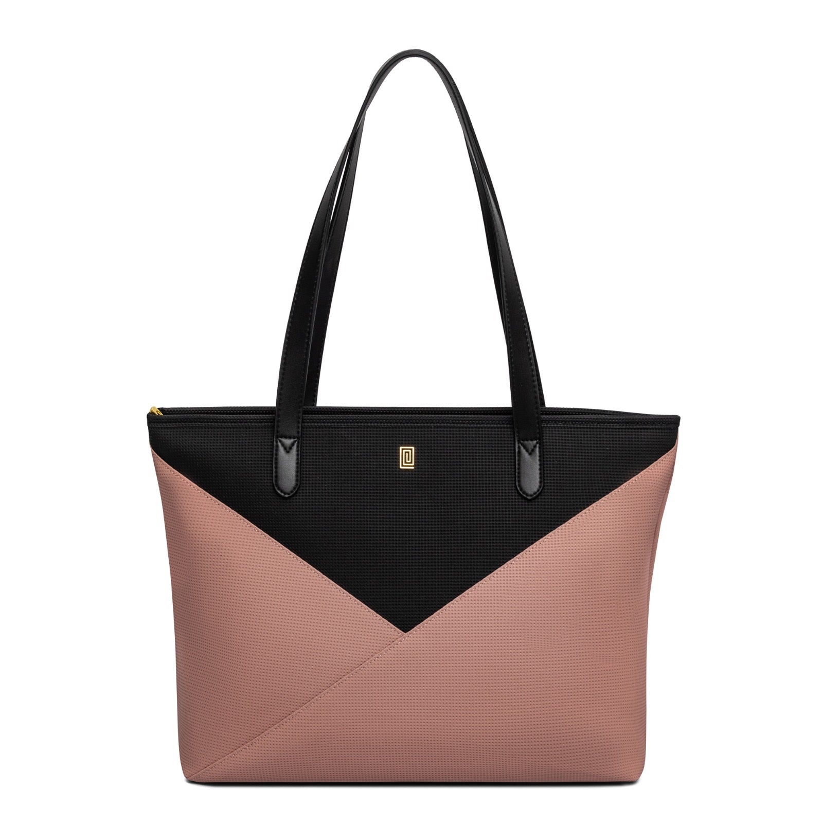 | Duo Tone Structure Zip Tote | Handbag | NOTIQ