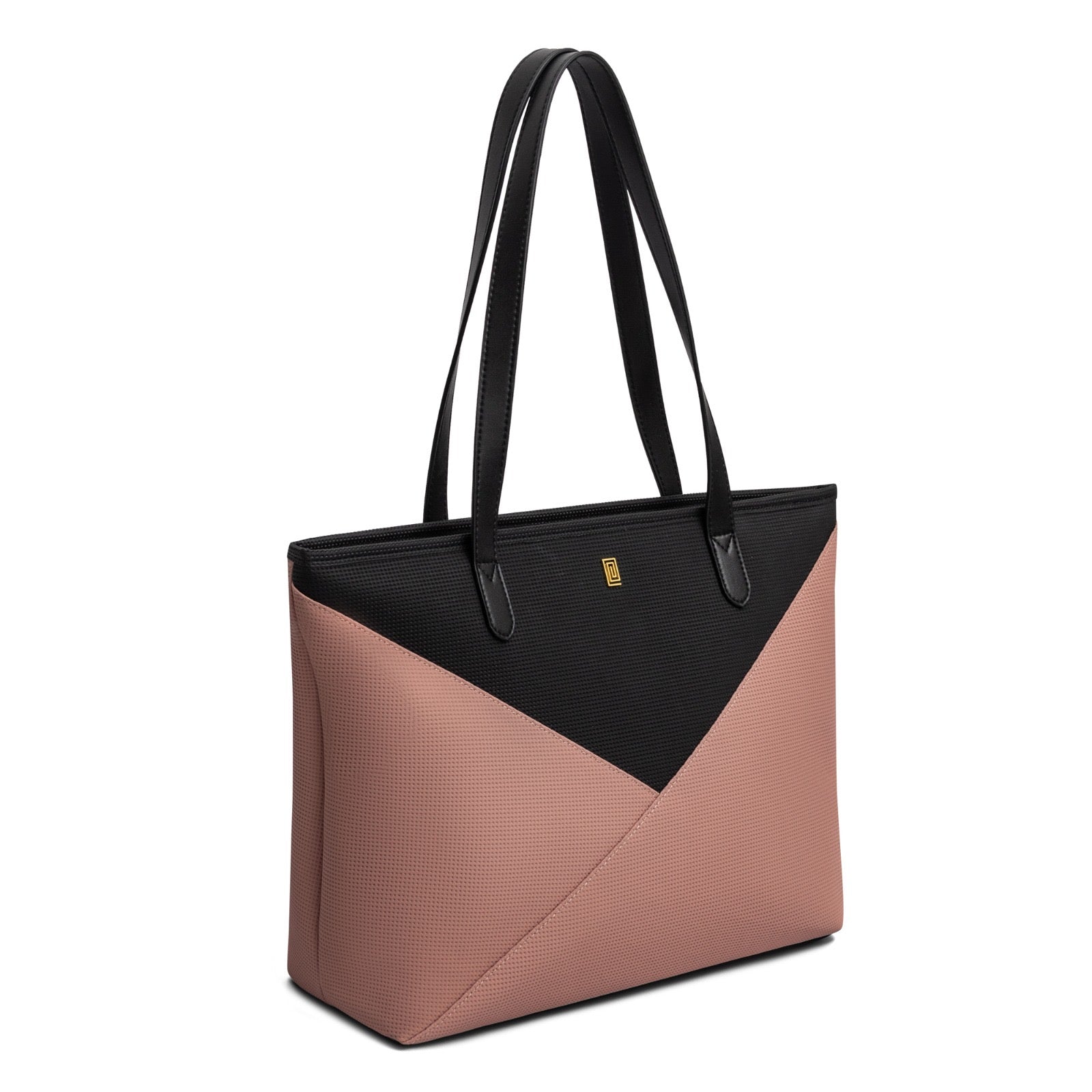 | Duo Tone Structure Zip Tote | Handbag | NOTIQ