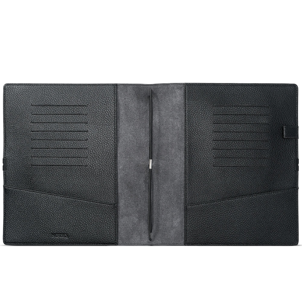 | Midi Ringless Travel Folio | 9-Disc and 7x9 Notebook Planner Cover | NOTIQ