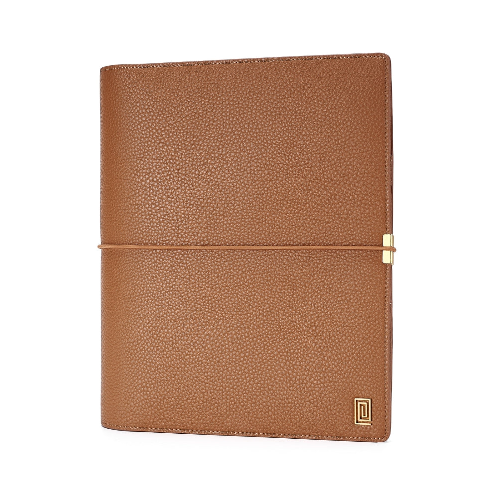 | Midi Ringless Travel Folio | 9-Disc and 7x9 Notebook Planner Cover | NOTIQ
