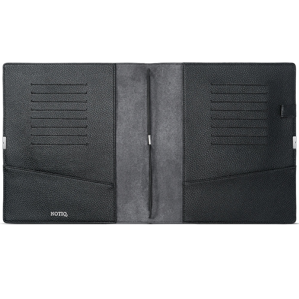 | Midi Ringless Travel Folio | 9-Disc and 7x9 Notebook Planner Cover | NOTIQ