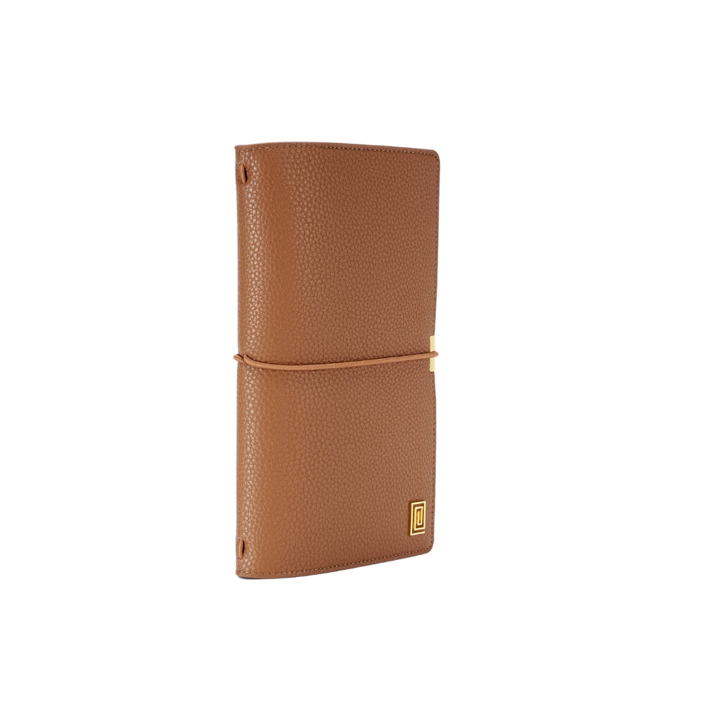 | Slim Ringless Travel Folio | Slim Travel Notebook Planner Cover | NOTIQ