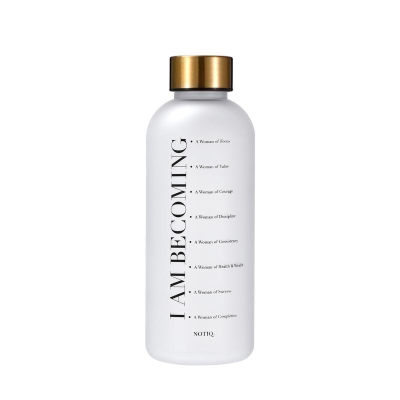 Frost White Mini - 650 ml 22 oz | OUTLET | I Am Becoming Affirmation Tracking Water Bottle Kit | Final Sale | NOTIQ