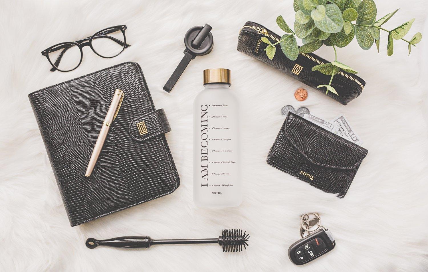 | OUTLET | I Am Becoming Affirmation Tracking Water Bottle Kit | Final Sale | NOTIQ