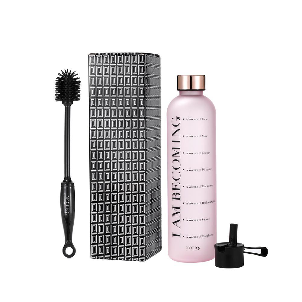 | I Am Becoming Affirmation Tracking Water Bottle Kit | NOTIQ