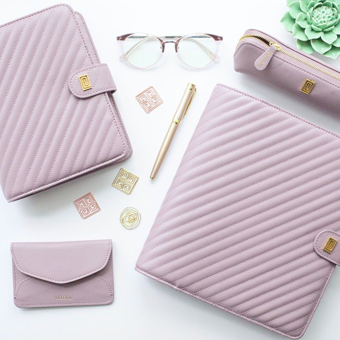 | MM4. Demi Ringless Agenda | Half Letter Planner Cover | NOTIQ