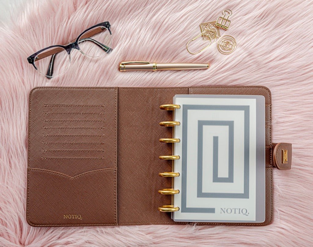 | MM4. Demi Ringless Agenda | Half Letter Planner Cover | NOTIQ