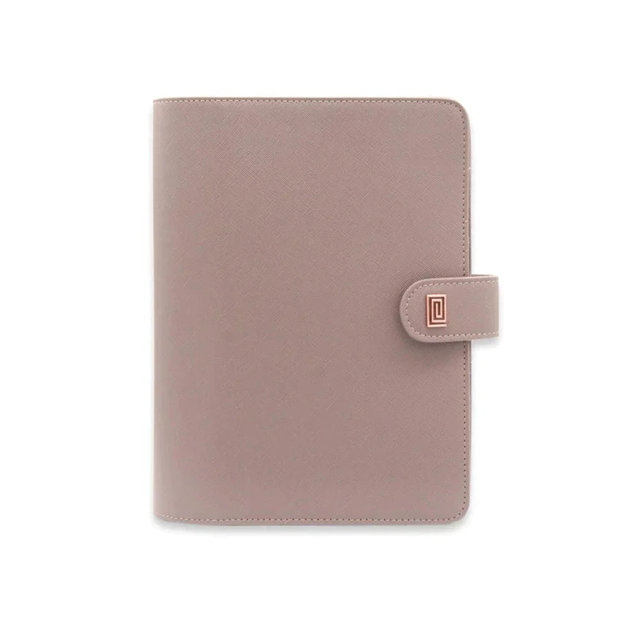 Stone Gray Saffiano Demi | OUTLET | MM4. Demi Ringless Agenda | Half Letter Planner Cover | Final Sale | NOTIQ