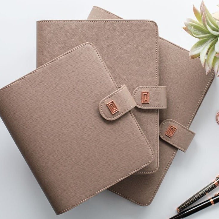 | MM4. Demi Ringless Agenda | Half Letter Planner Cover | NOTIQ
