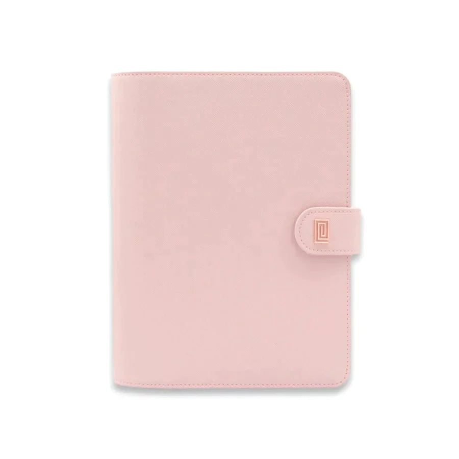 Rose Gold on Rosebud Saffiano Demi | OUTLET | MM4. Demi Ringless Agenda | Half Letter Planner Cover | Final Sale | NOTIQ