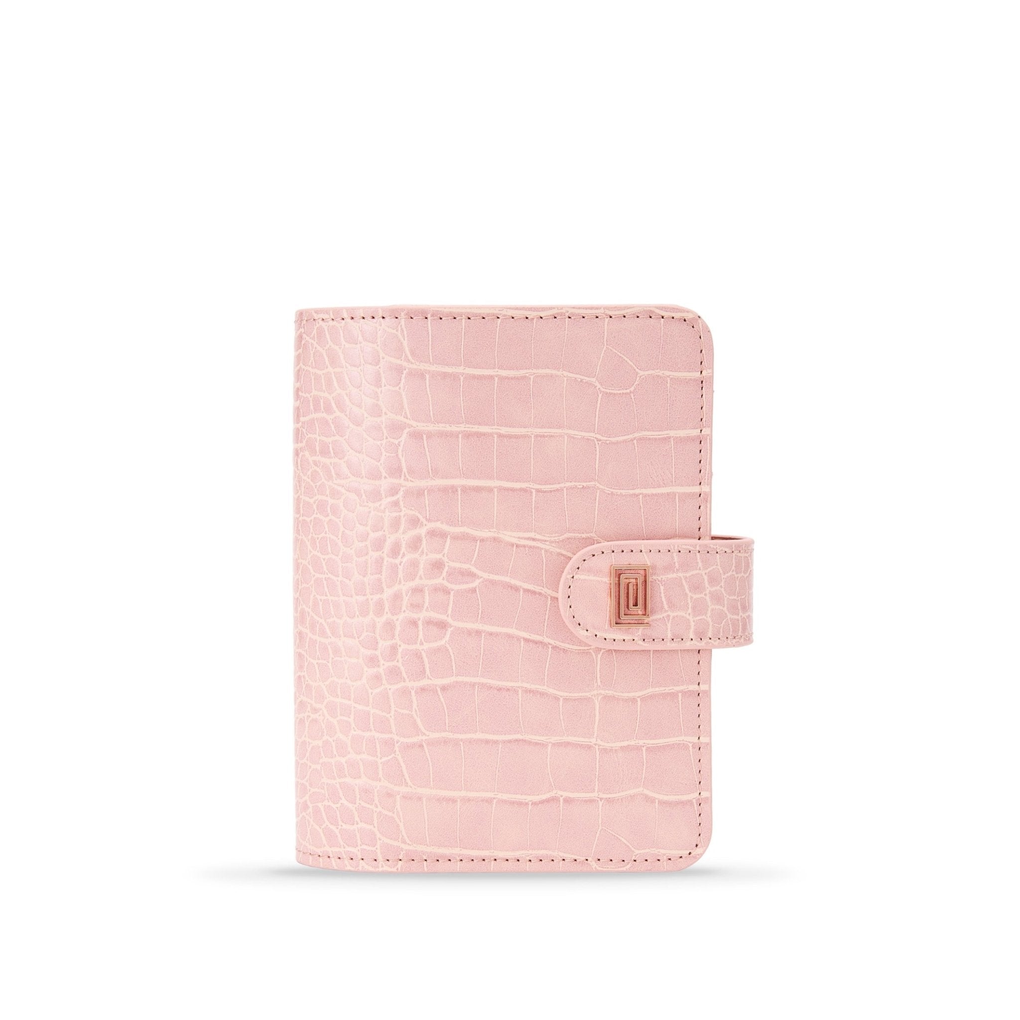 Wild Rose Croco Poca Plus | OUTLET | XS4. Poca Plus Ringless Agenda | A6 Planner Cover | Final Sale | NOTIQ