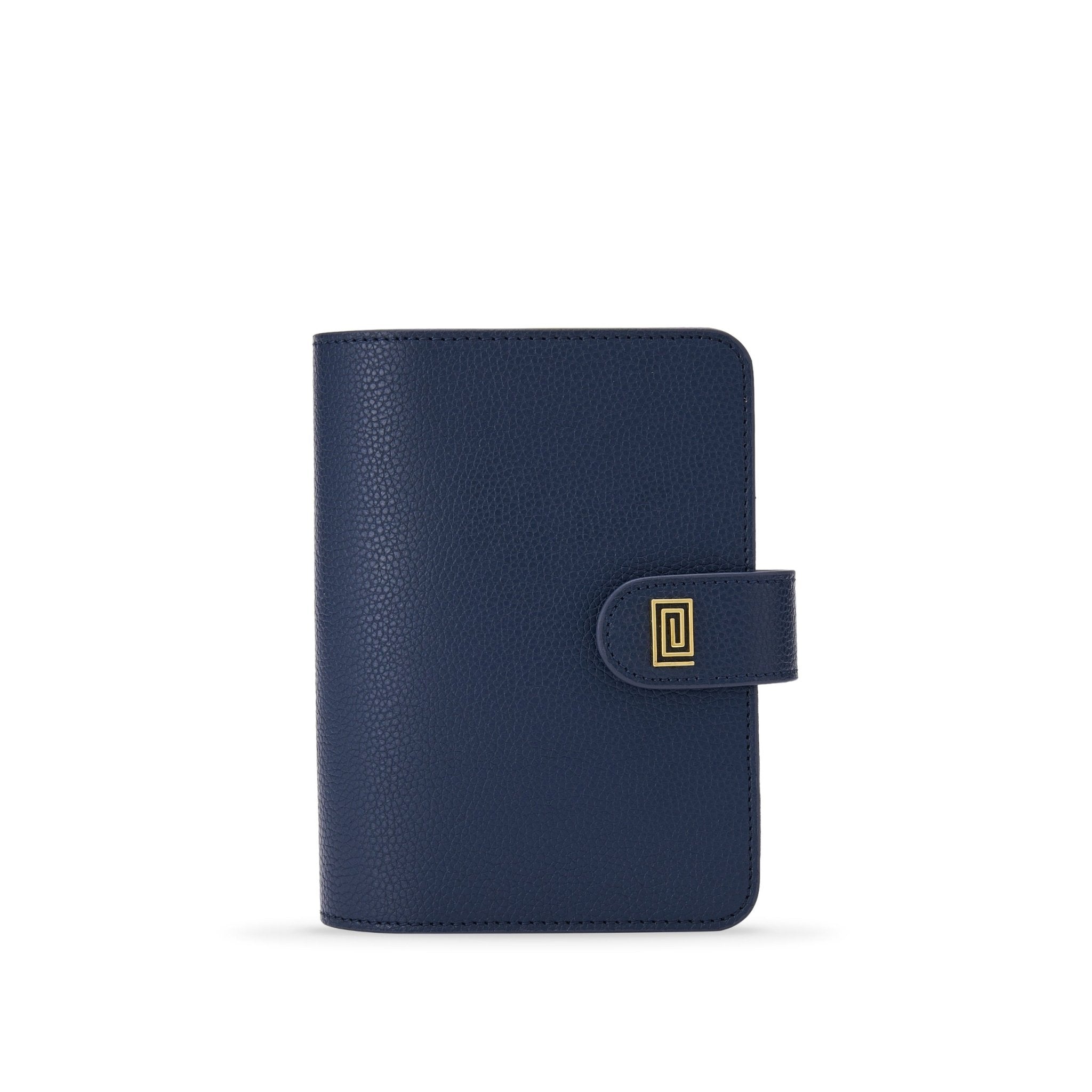Navy Pro Pebble Poca Plus | OUTLET | XS4. Poca Plus Ringless Agenda | A6 Planner Cover | Final Sale | NOTIQ