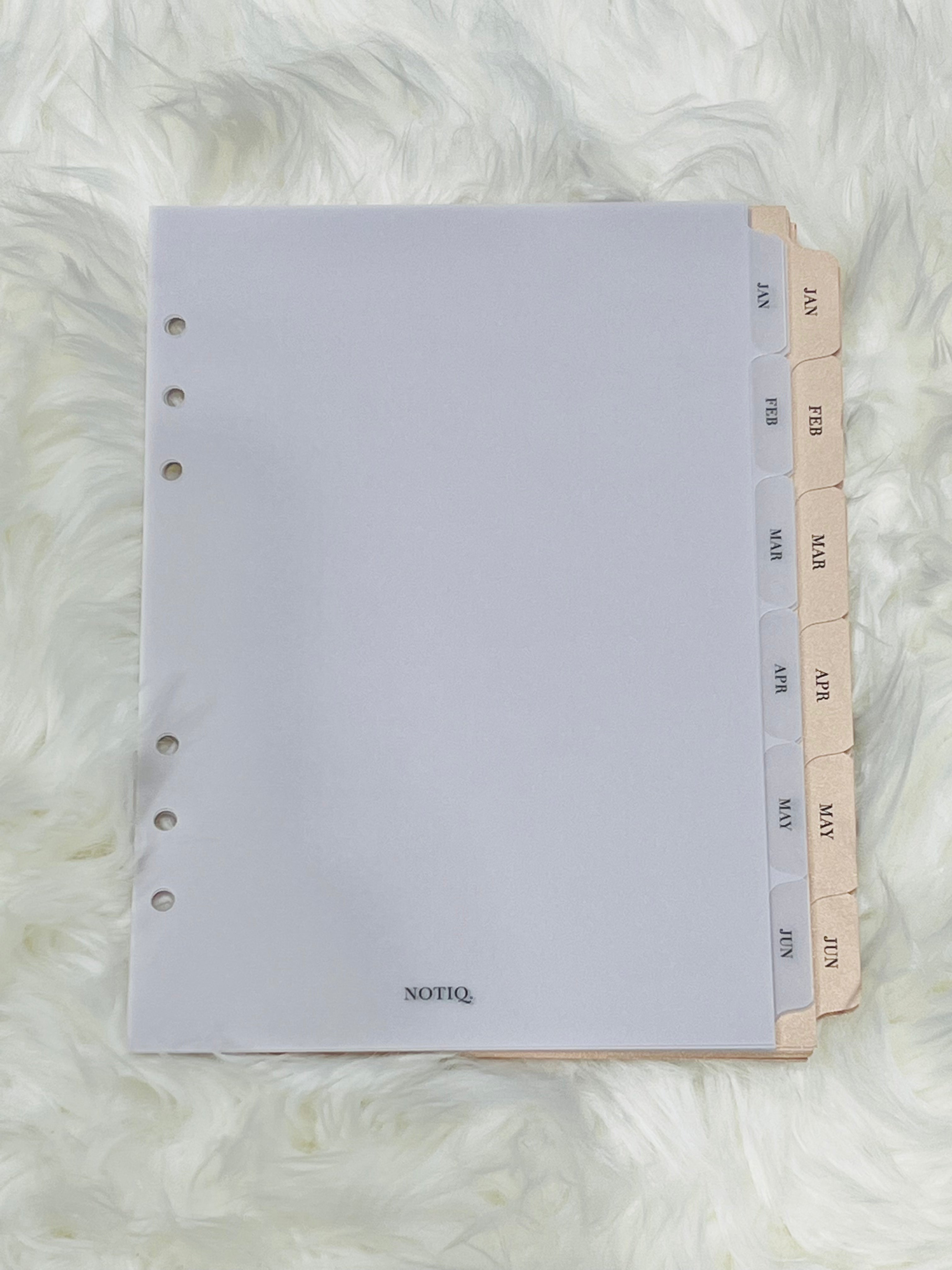 | The Monthly Side Tab Planner Dividers | NOTIQ