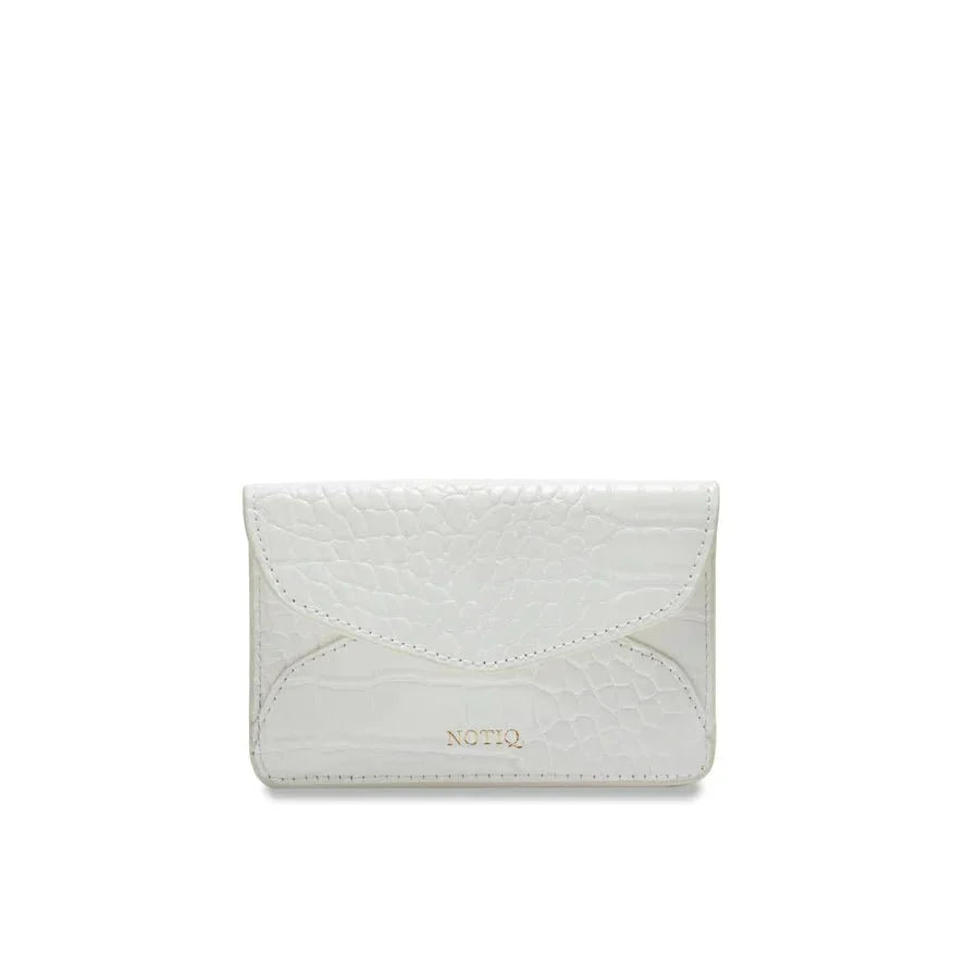 Dove White Croco | OUTLET | Card Key Case | Card Case | Final Sale | NOTIQ