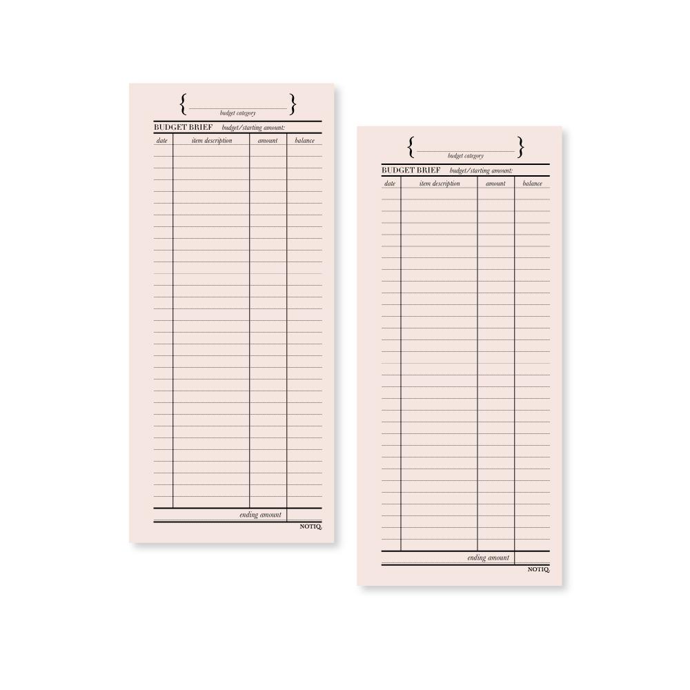 | Budget Book Cash Envelopes Finance Kit | NOTIQ