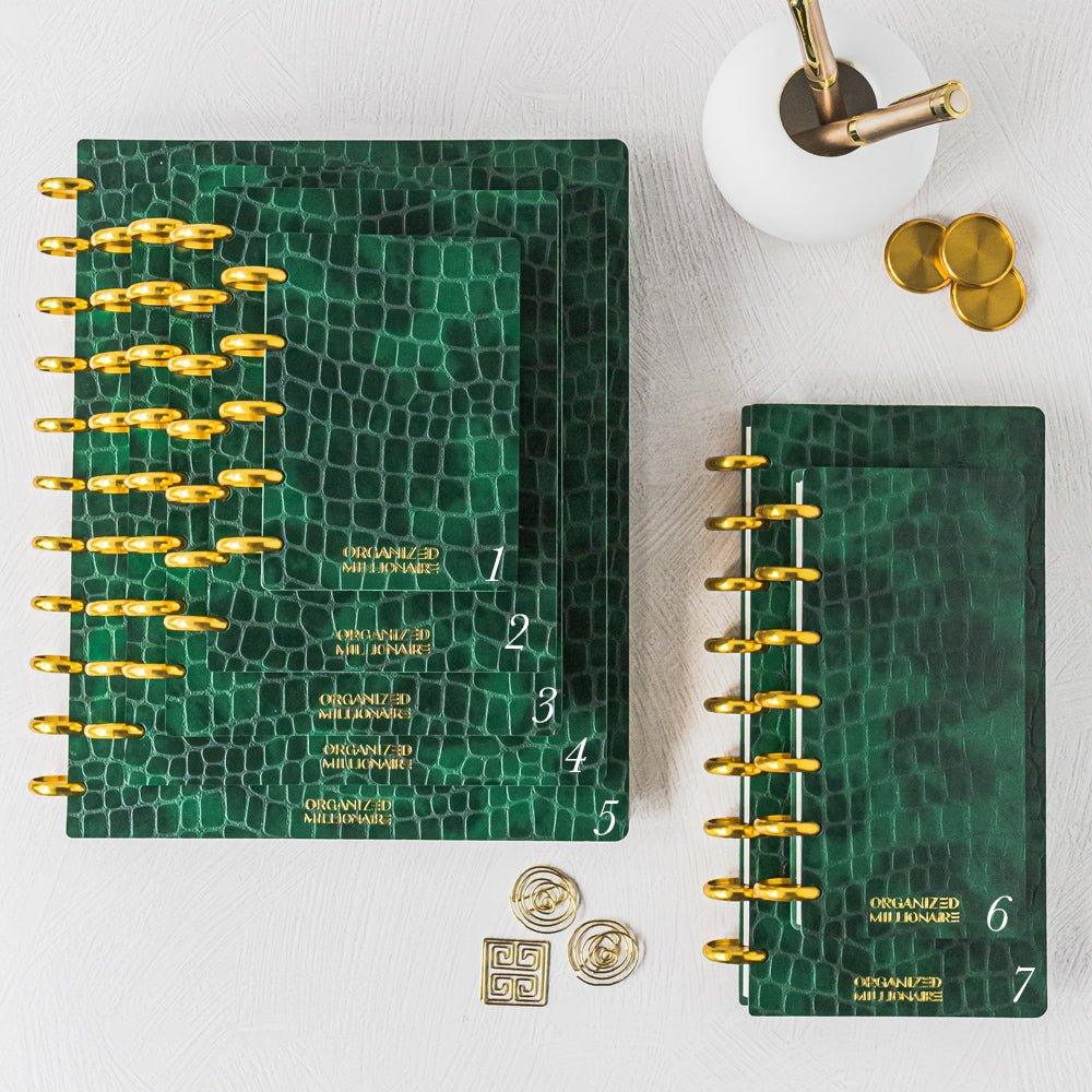 Green Cloud Croco | Executive 2025 Dated Monthly Planner | NOTIQ