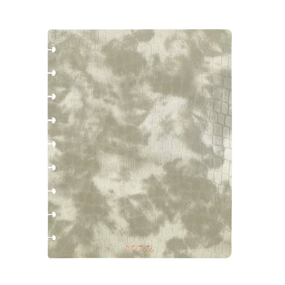 Stone Cloud Croco | Croco Snap Covers Discbound Planner Covers | Set of 2 | NOTIQ