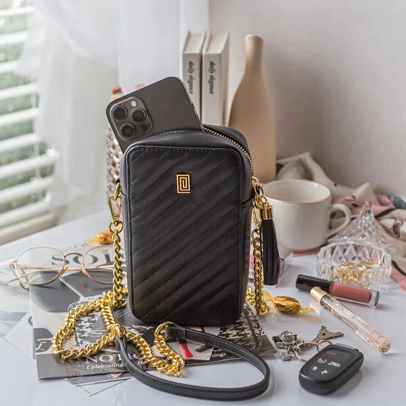 Black Lisse | Crossbody Phone Bag | NOTIQ