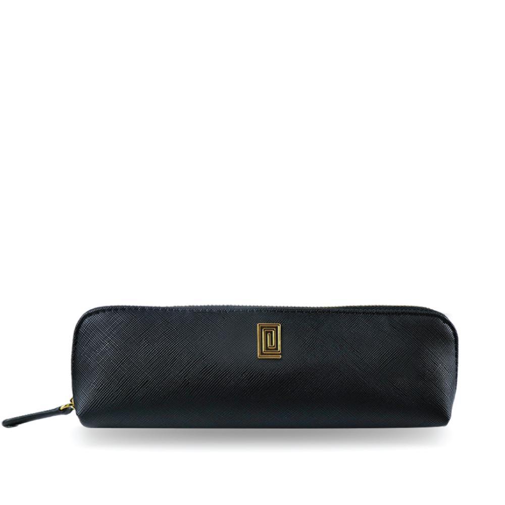 Gold on Jet Black Saffiano Extended - Fits Tombow Pens | OUTLET | Pencil Case | Pen Case | Final Sale | NOTIQ