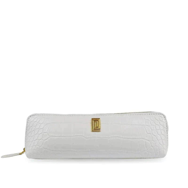 Dove White Croco Extended - Fits Tombow Pens | OUTLET | Pencil Case | Pen Case | Final Sale | NOTIQ