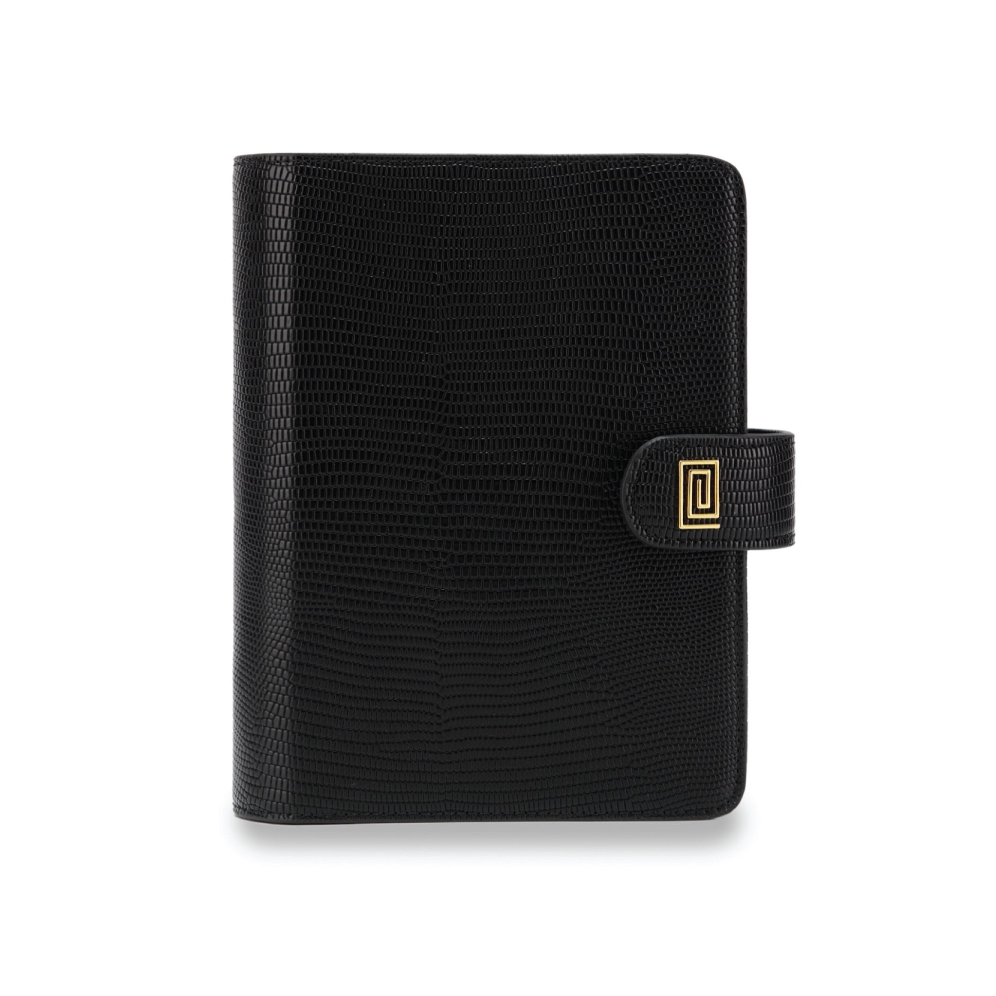 BLAQ Lizard Euro Ring | OUTLET | SS1. Euro Ring Agenda | A6 Planner Cover | Final Sale | NOTIQ