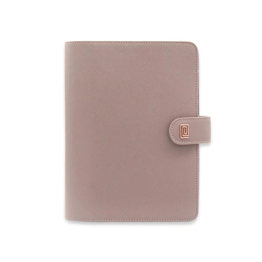 Stone Gray Saffiano Mono | OUTLET | SS7. Mono Ringless Agenda | Mini Planner Cover | Final Sale | NOTIQ