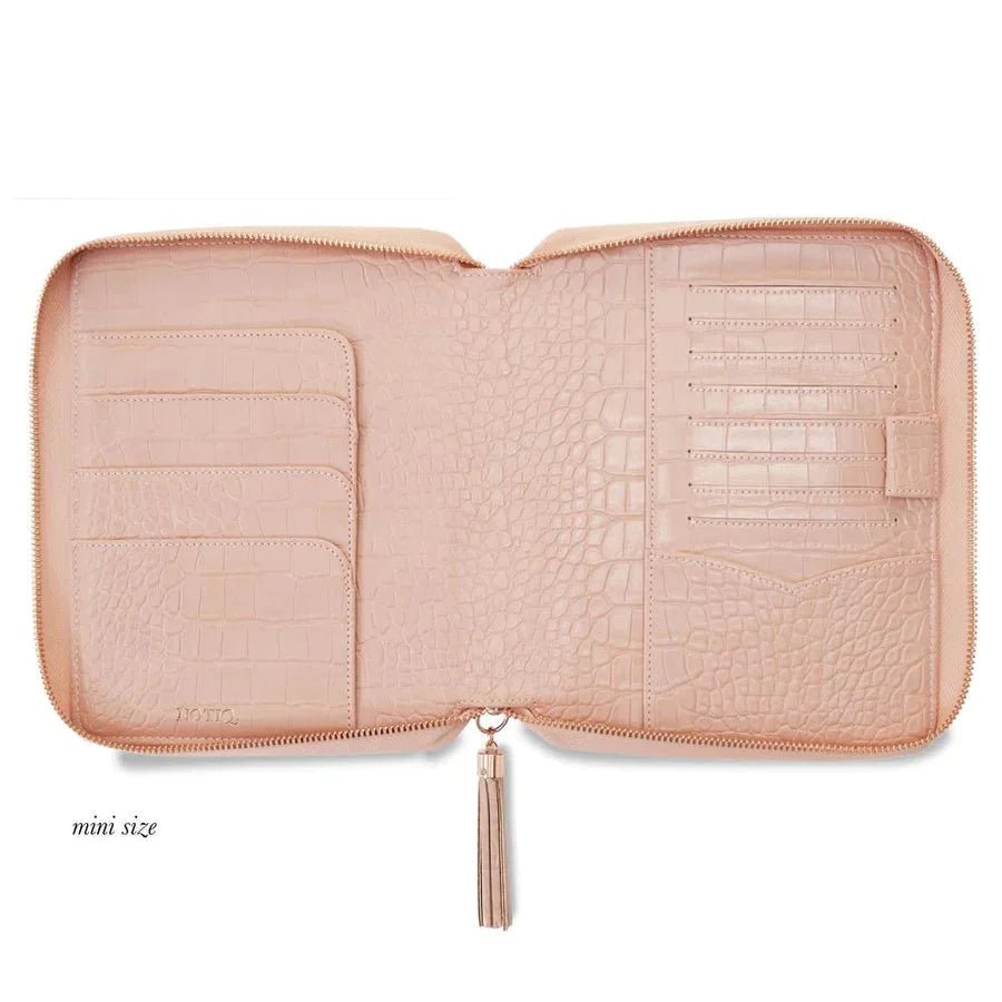 | OUTLET | SS9. Mono Zip Folio Ringless Agenda | B6 or Mini Planner Cover | Final Sale | NOTIQ