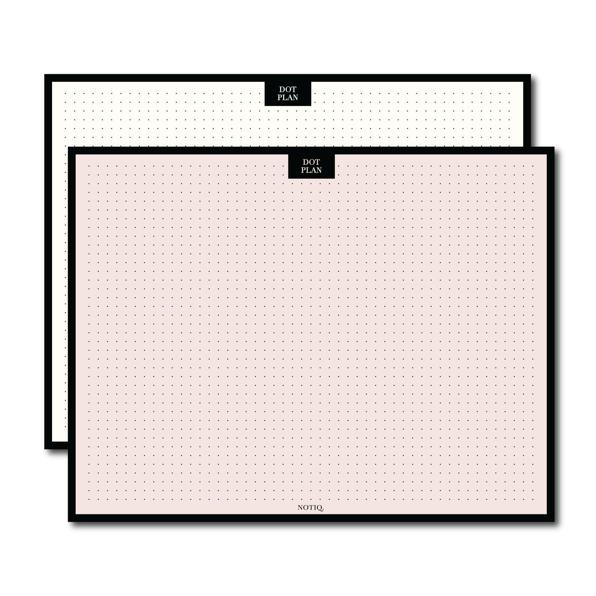 | Dot Plan | Dot Grid Desk Notepad | NOTIQ