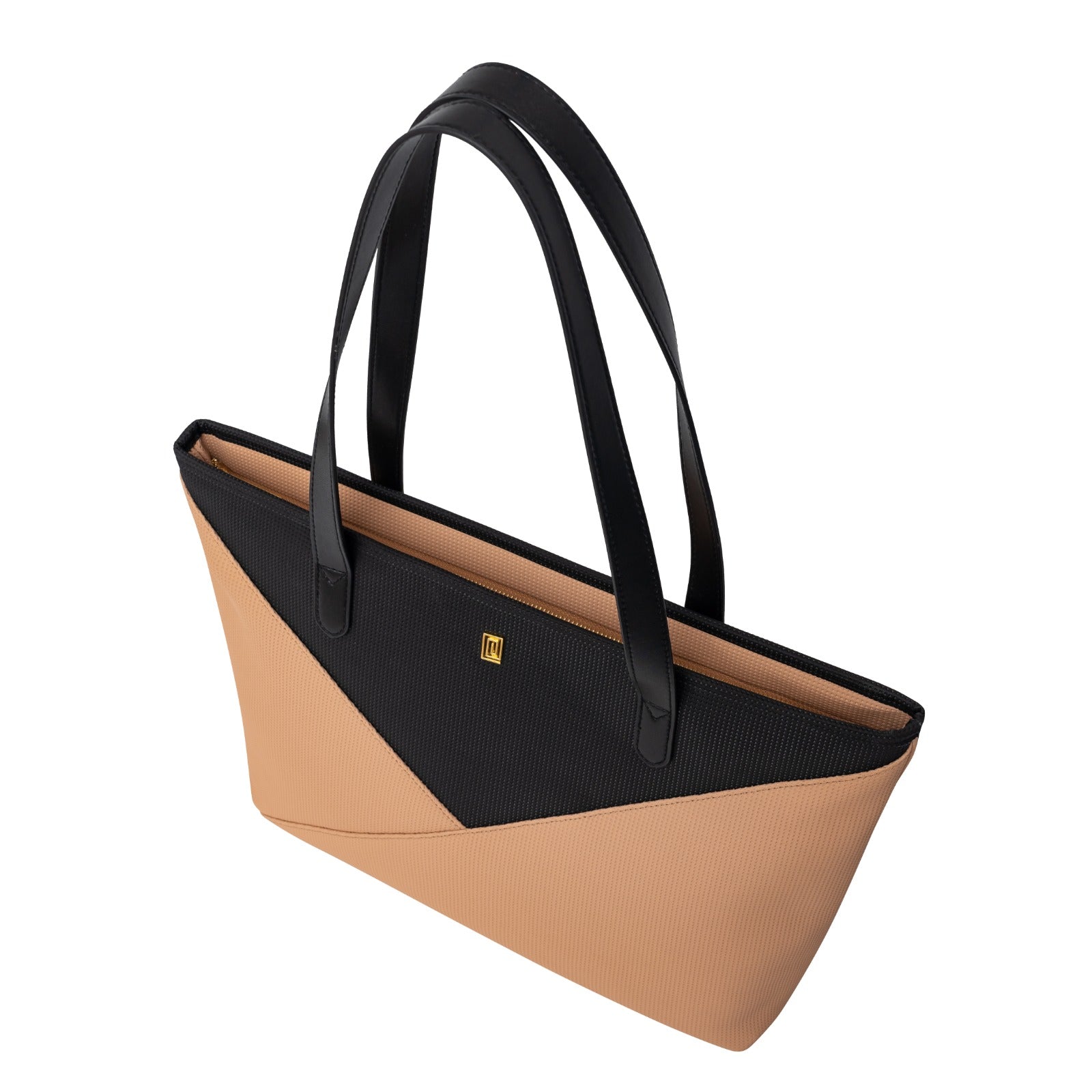 | Duo Tone Structure Zip Tote | Handbag | NOTIQ