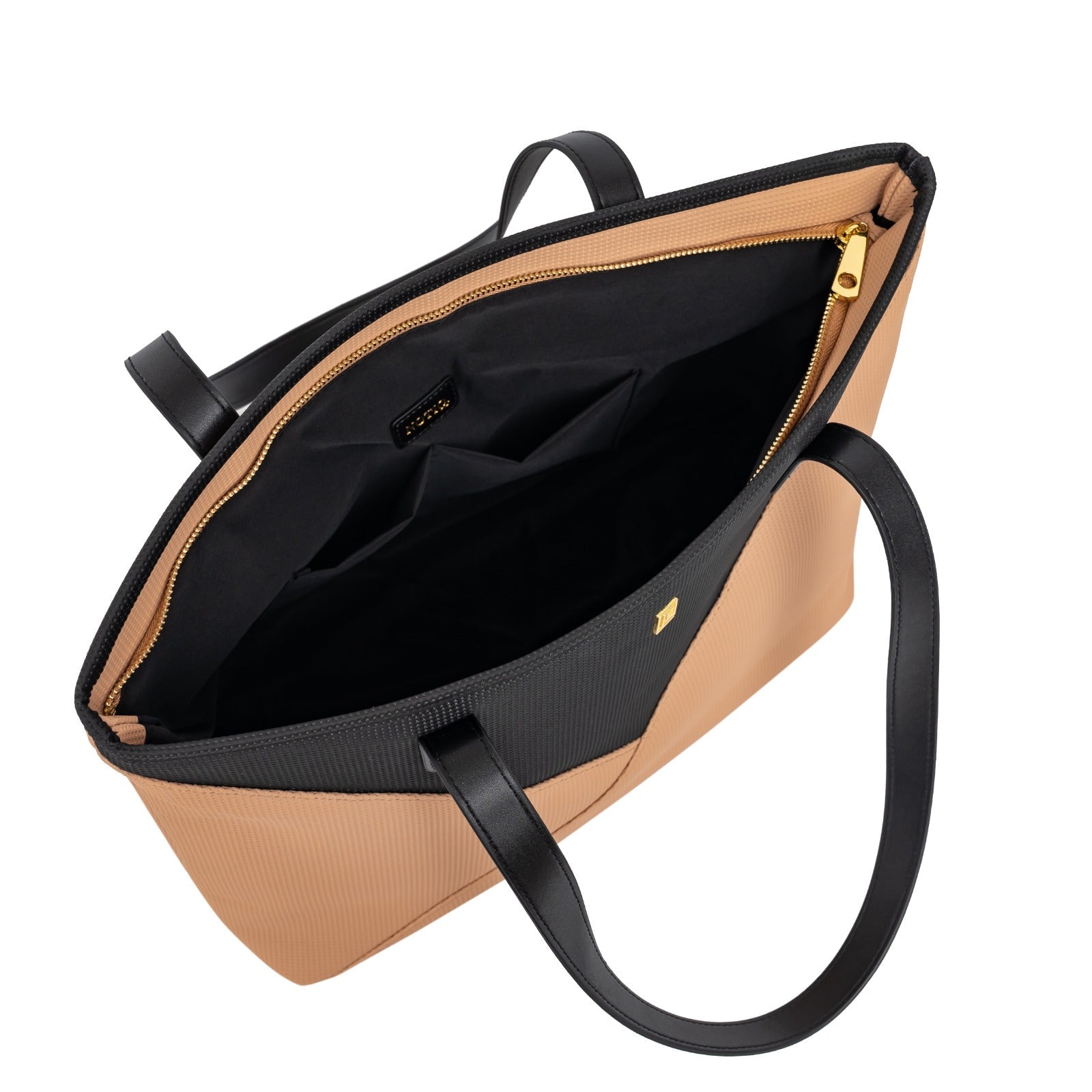 | Duo Tone Structure Zip Tote | Handbag | NOTIQ