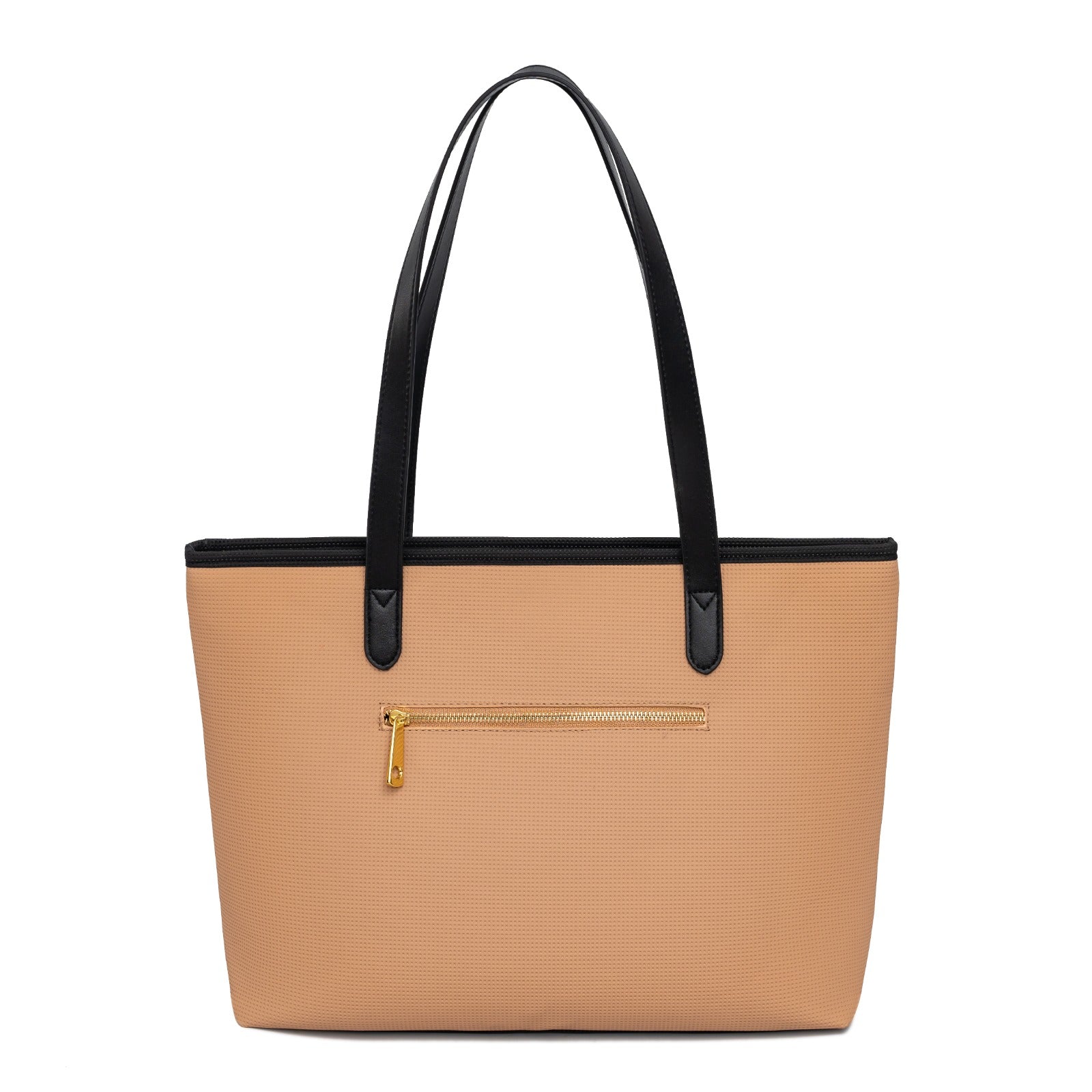 | Duo Tone Structure Zip Tote | Handbag | NOTIQ