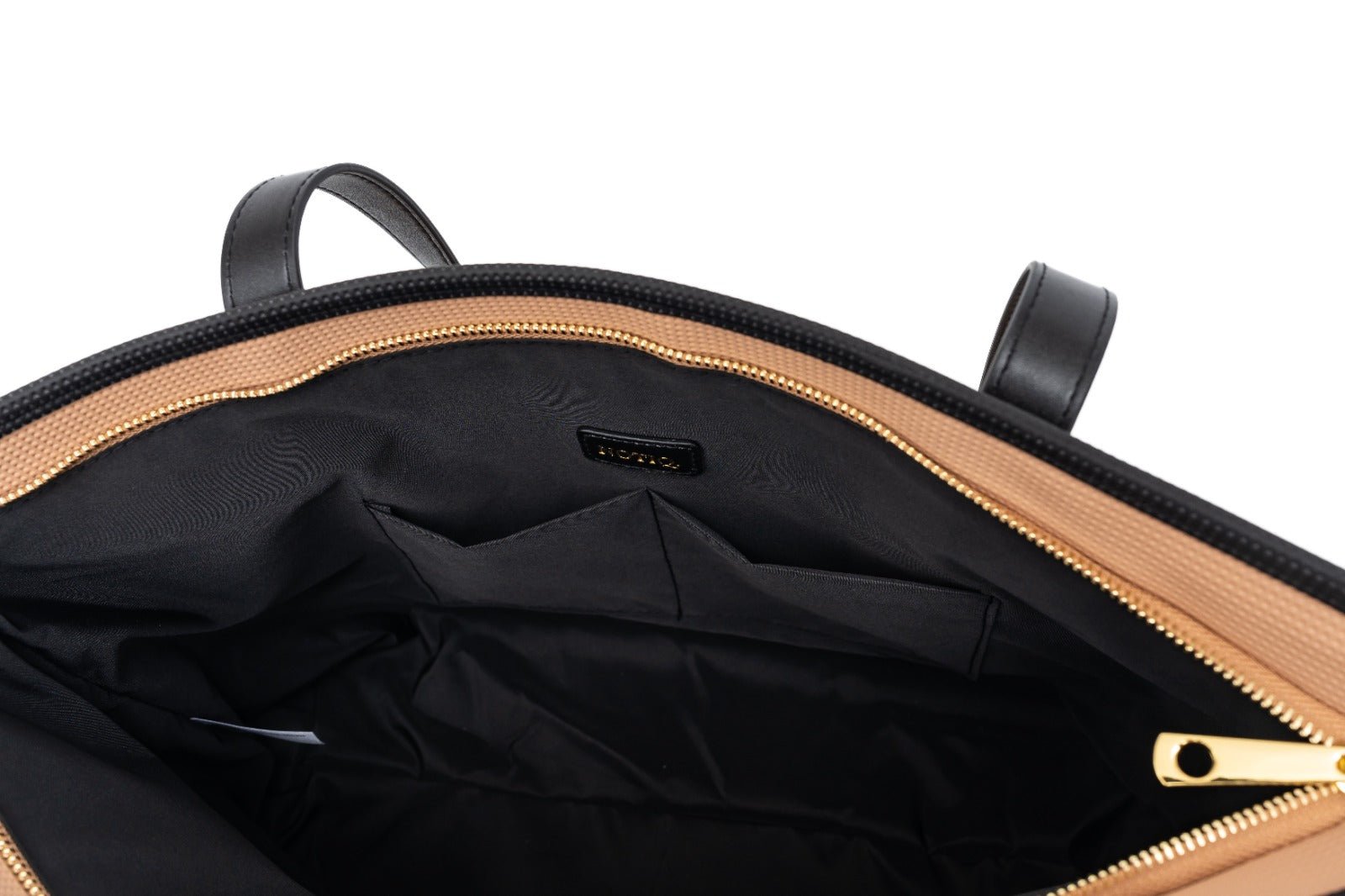 | Duo Tone Structure Zip Tote | Handbag | NOTIQ