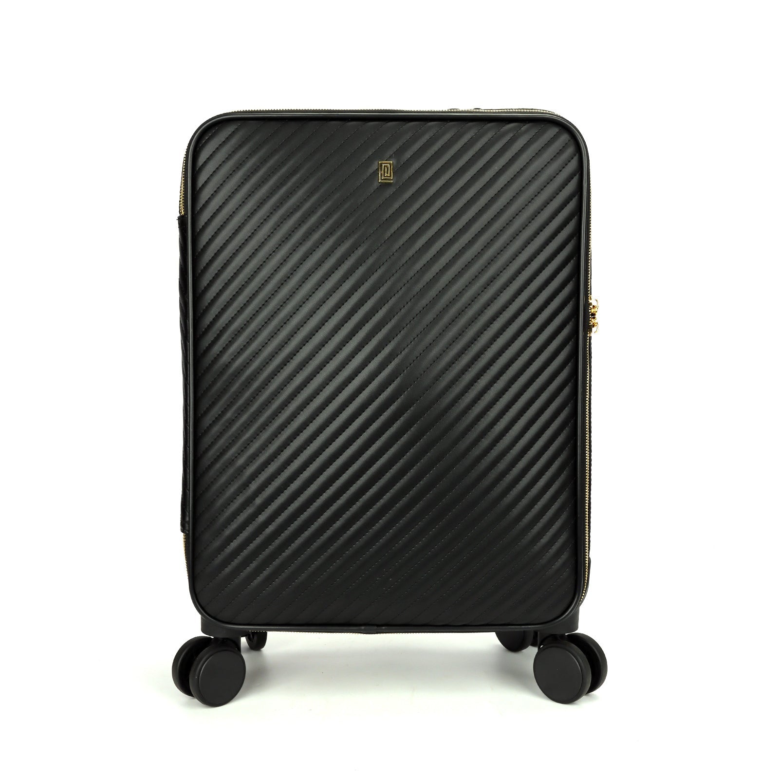 Black Lisse | EQUIP Carry-On Quilted Suitcase | NOTIQ