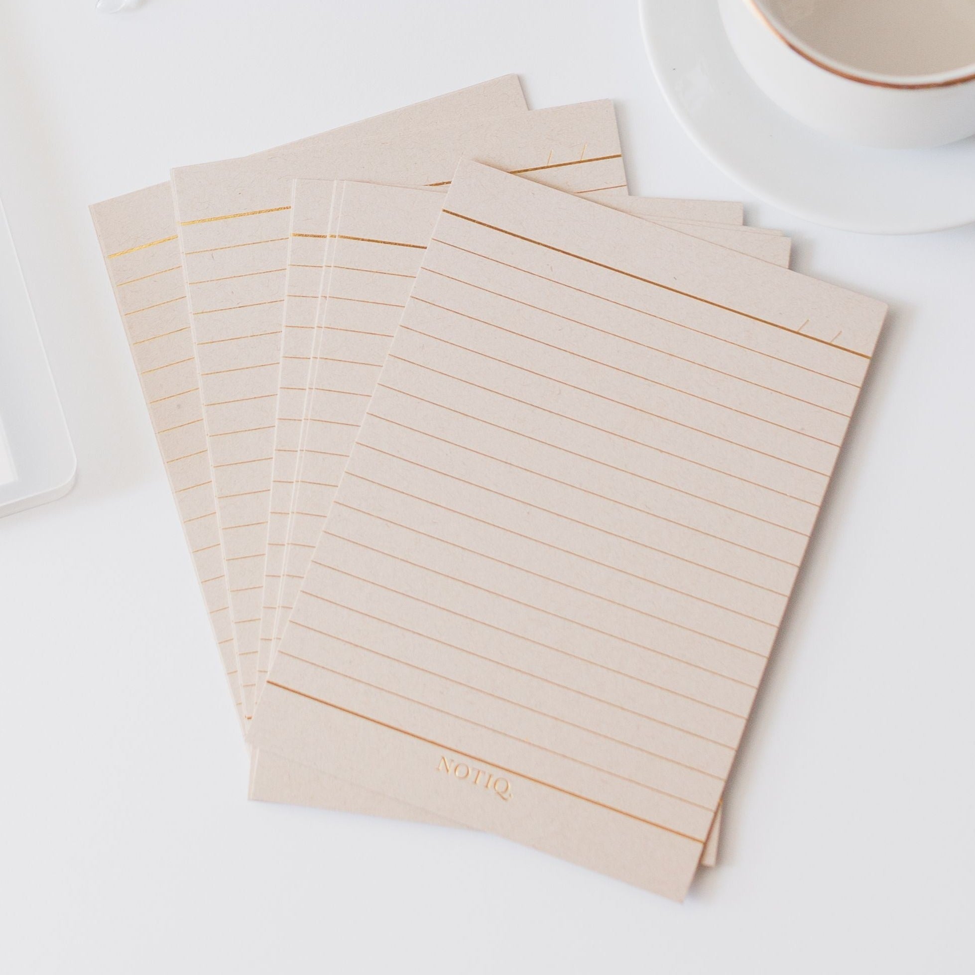 | Foil Index Note Cards Set | NOTIQ