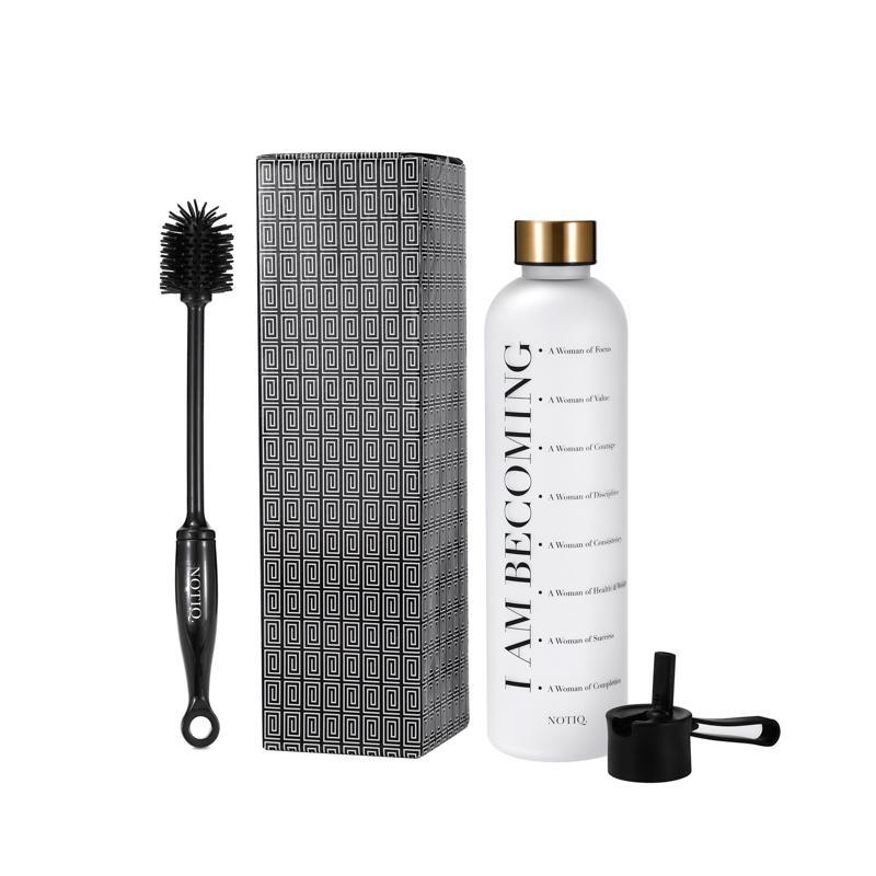 | I Am Becoming Affirmation Tracking Water Bottle Kit | NOTIQ