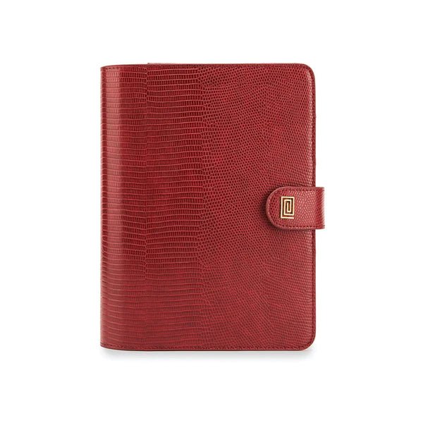 Rouge Lizard Midi | LL2. Midi Ringless Agenda | Classic 9-Disc or Coil Planner Cover | NOTIQ