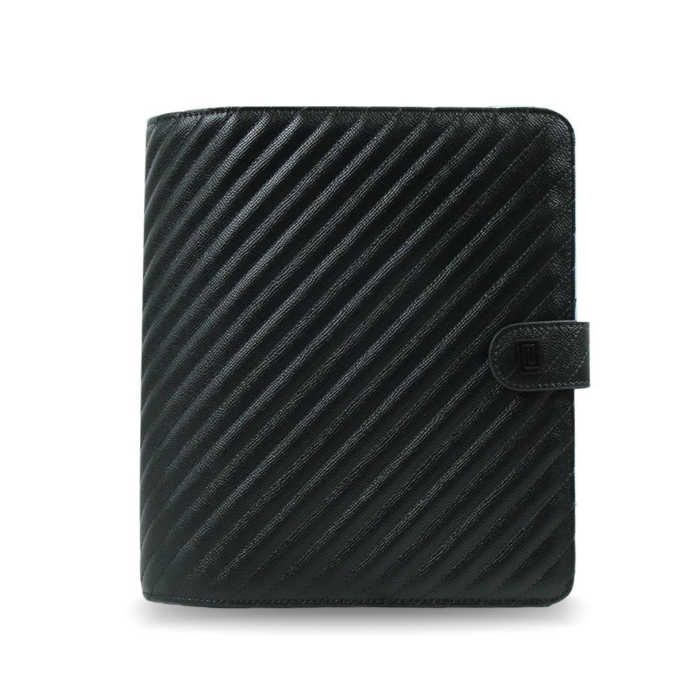 MASQ Noir Midi | LL2. Midi Ringless Agenda | Classic 9-Disc or Coil Planner Cover | NOTIQ