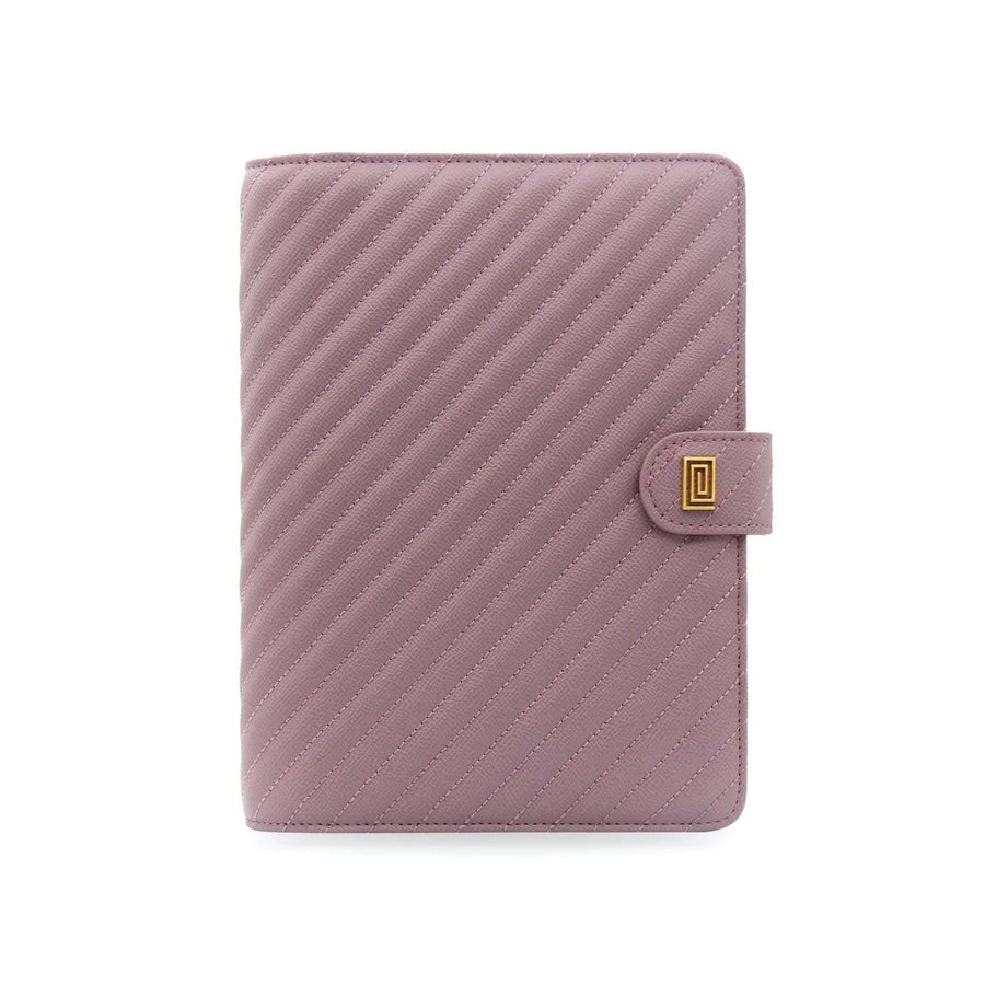 Mauve Quilted Midi | LL2. Midi Ringless Agenda | Classic 9-Disc or Coil Planner Cover | NOTIQ