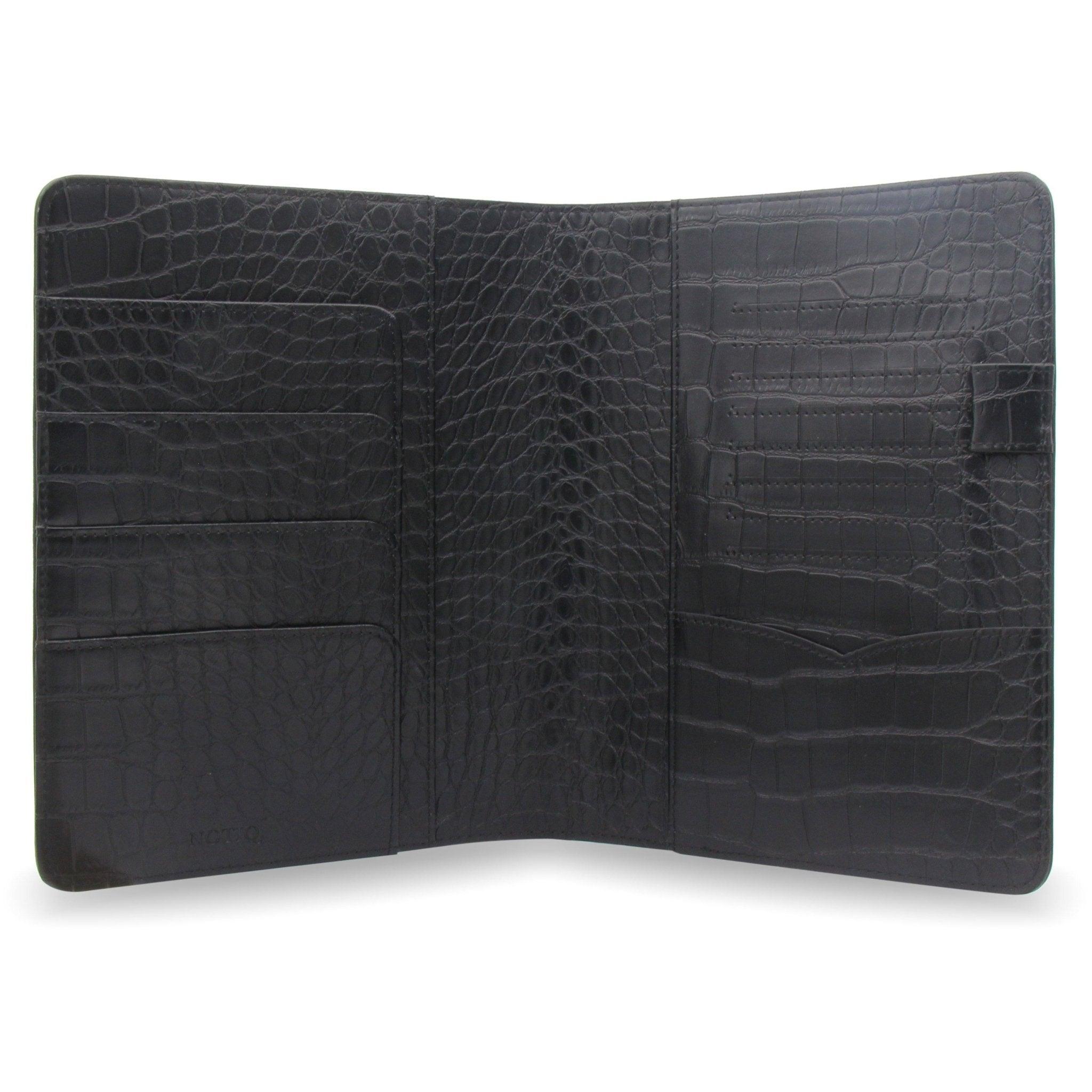 | LL3. Midi Desk Folio Ringless Agenda | Classic 9-Disc or Coil Planner Cover | NOTIQ
