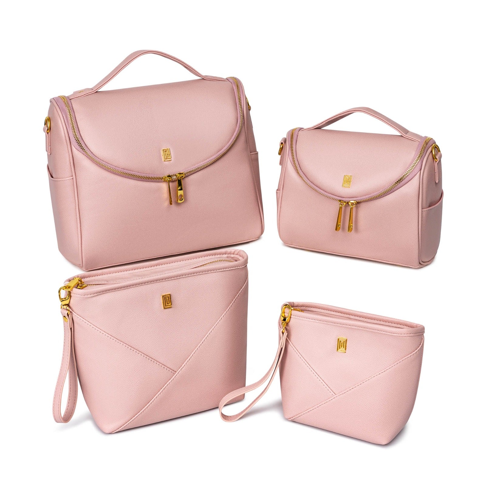 Blush Pebble | Lunch SAQ & Snack Bag Bundle | Lunch Bags | Set of 4 | NOTIQ