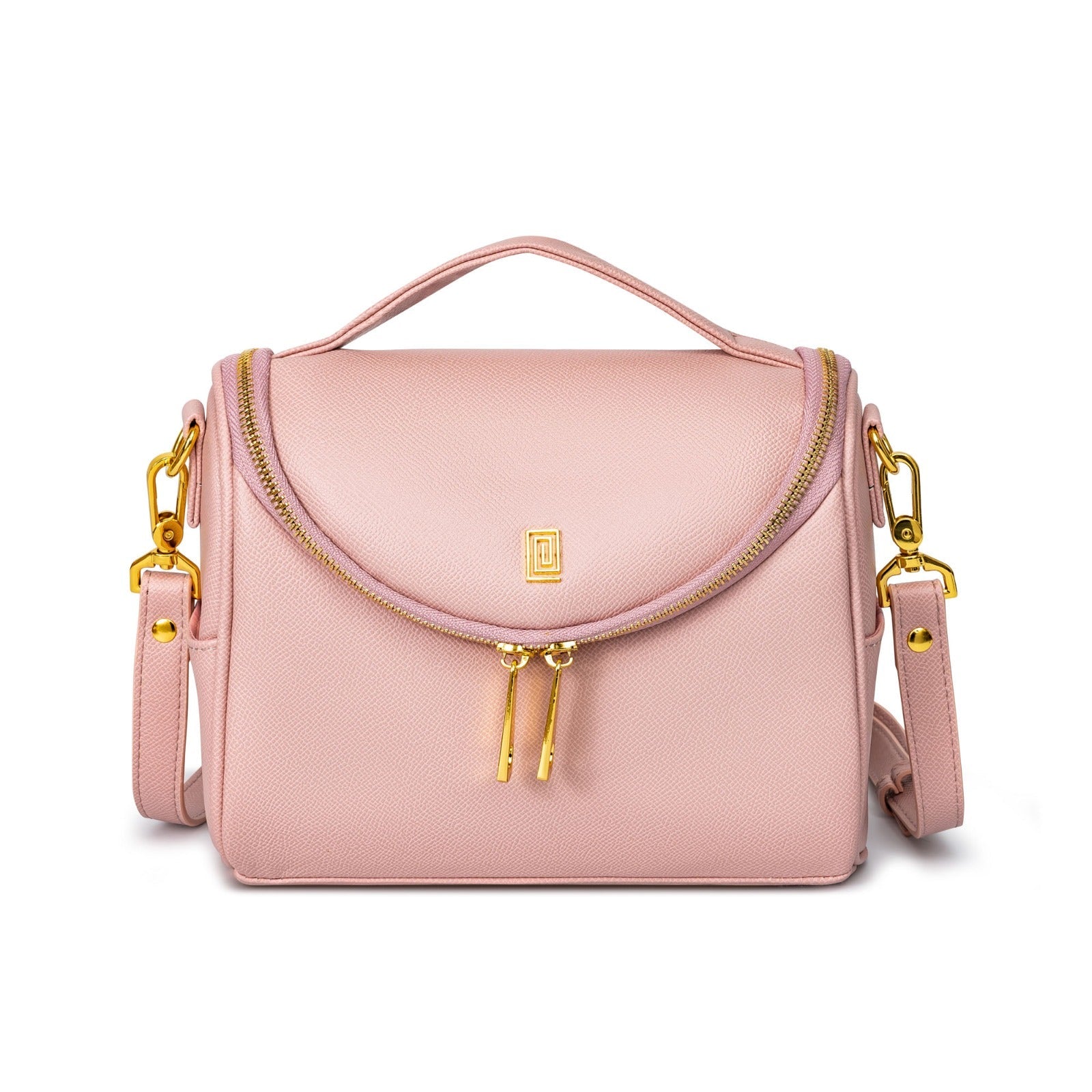 Blush Pebble | Mini Lunch SAQ Crossbody Lunch Bag | NOTIQ