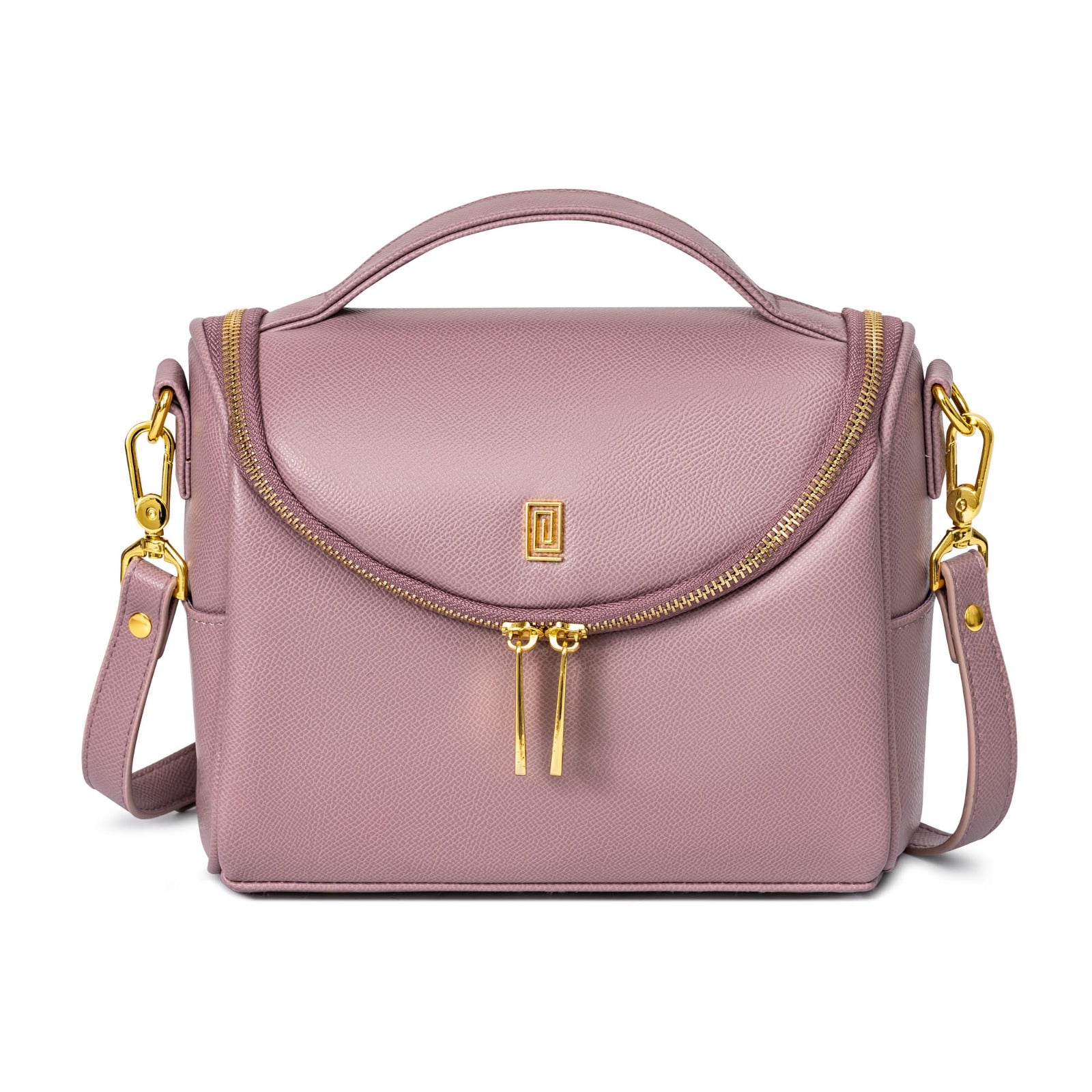 Mauve Pebble | Mini Lunch SAQ Crossbody Lunch Bag | NOTIQ