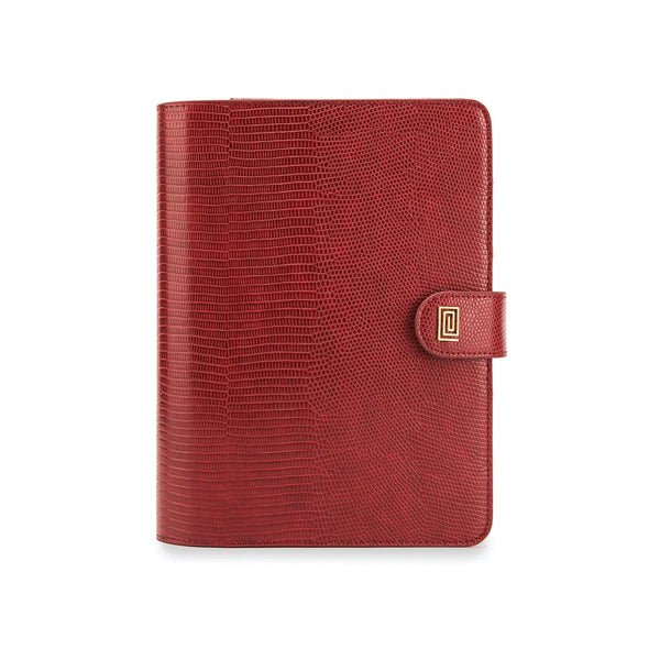 Rouge Lizard NOMI | MM1. Nomi Ringless Agenda | A5 Notebook Planner Cover | NOTIQ