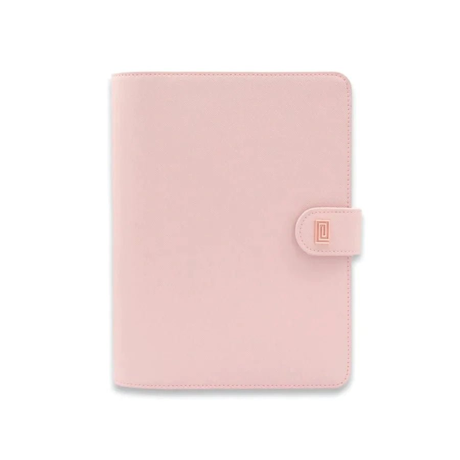 Rose Gold on Rosebud Saffiano NOMI | MM1. Nomi Ringless Agenda | A5 Notebook Planner Cover | NOTIQ