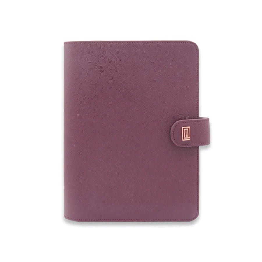 Mulberry Saffiano NOMI | MM1. Nomi Ringless Agenda | A5 Notebook Planner Cover | NOTIQ